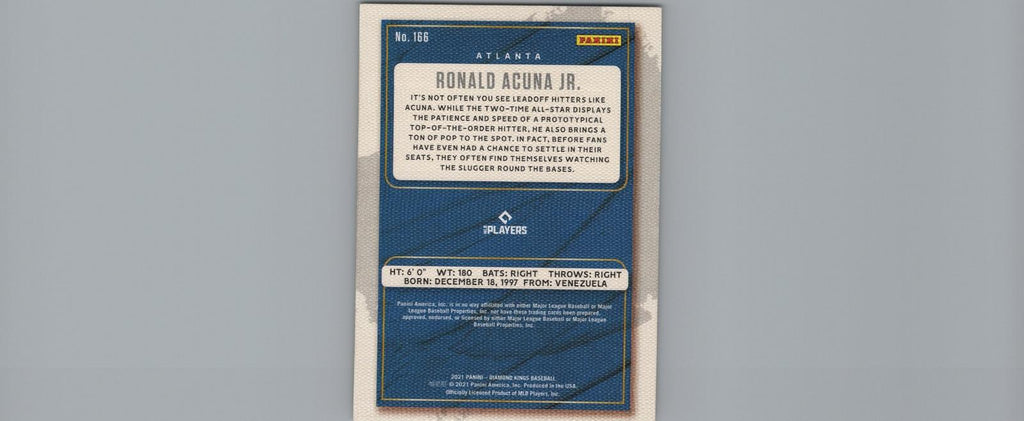 2021 Panini Diamond Kings #166 Ronald Acuna Jr.