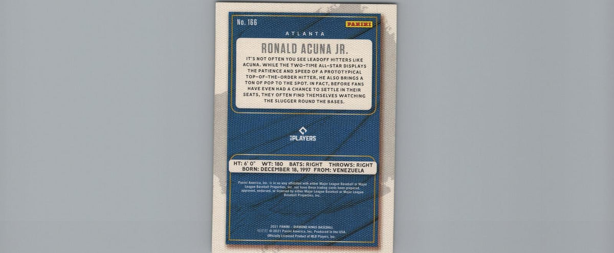 2021 Panini Diamond Kings #166 Ronald Acuna Jr.