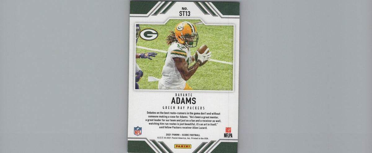 2021 Score #ST13 Davante Adams Score Team Red