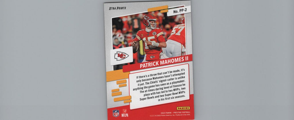 2023 Panini Prestige #PP-2 Patrick Mahomes II Prestigious Pros