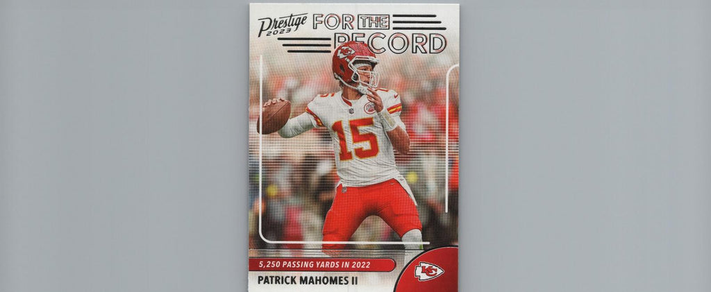 2023 Panini Prestige #1 Patrick Mahomes II For the Record