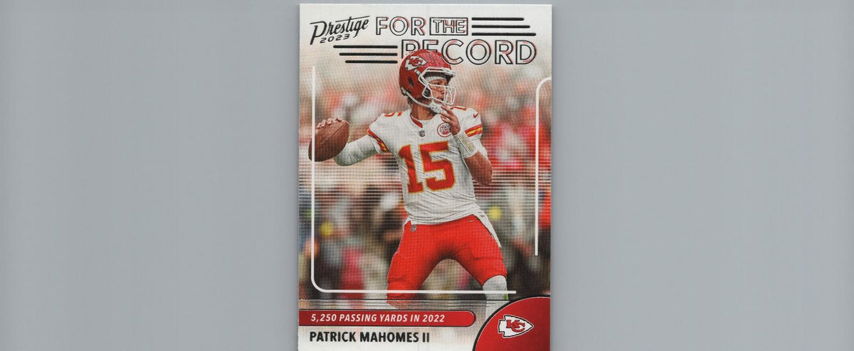 2023 Panini Prestige #1 Patrick Mahomes II For the Record