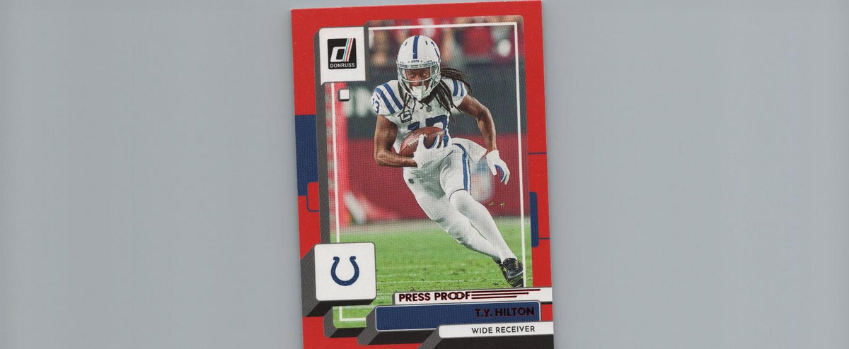2022 Donruss #49 T.Y. Hilton Premium Press Proof