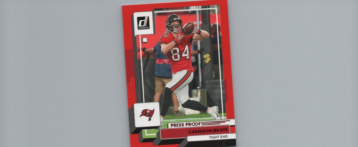 2022 Donruss #254 Cameron Brate Premium Press Proof
