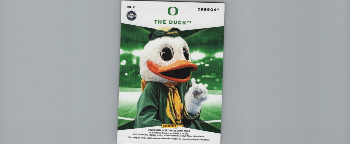 2020 Panini Contenders Draft Picks #2 The Duck Mascots