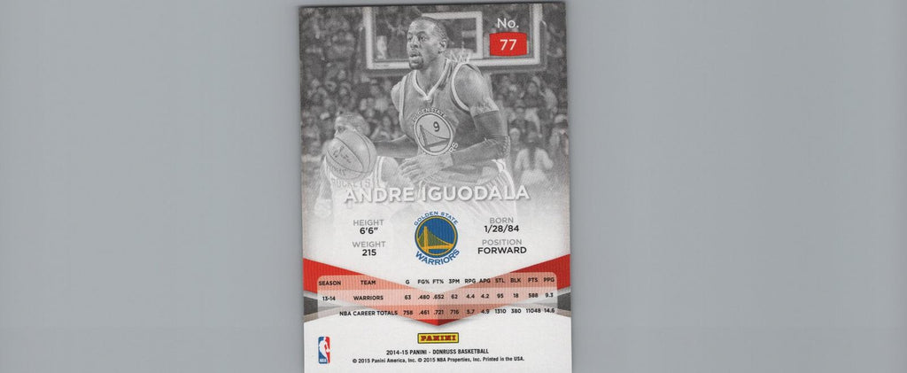 2014-15 Donruss #77 Andre Iguodala Elite