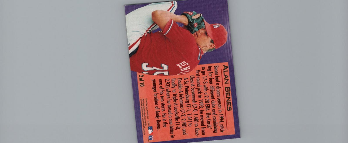 1995 Ultra #2 Alan Benes Golden Prospects