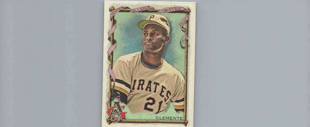 2023 Topps Allen & Ginter #27 Roberto Clemente Silver Portrait