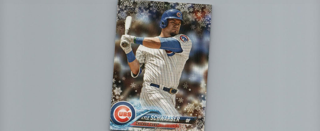 2018 Topps Holiday #HMW139 Kyle Schwarber Metallic Snowflake