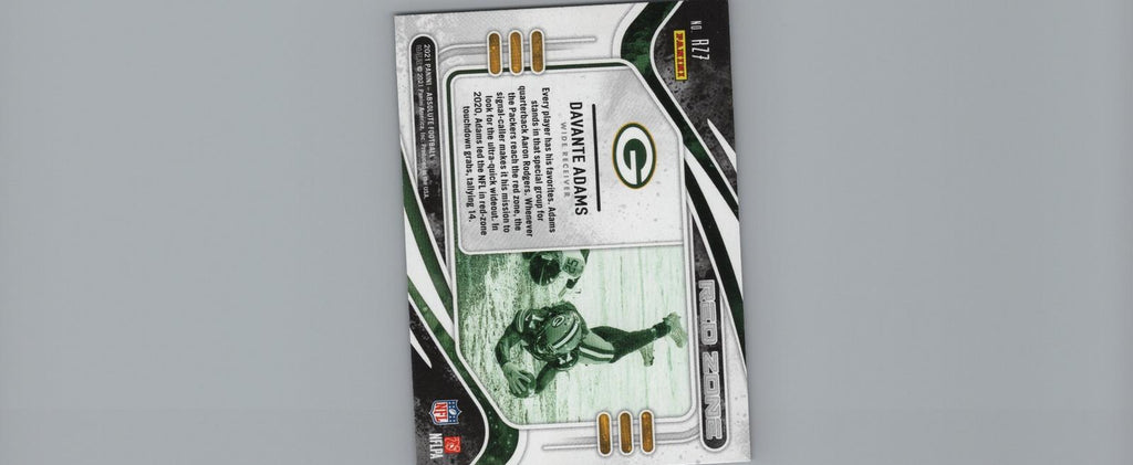 2021 Panini Absolute #RZ7 Davante Adams Red Zone