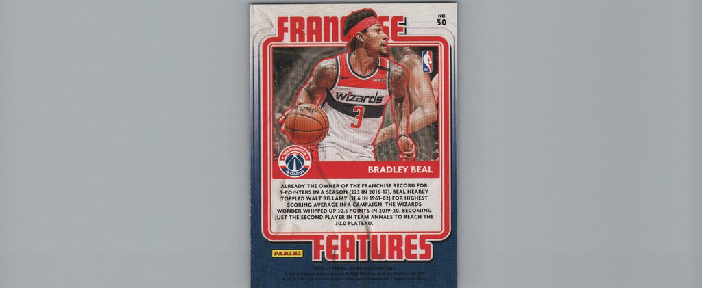 2020-21 Donruss #30 Bradley Beal Franchise Features