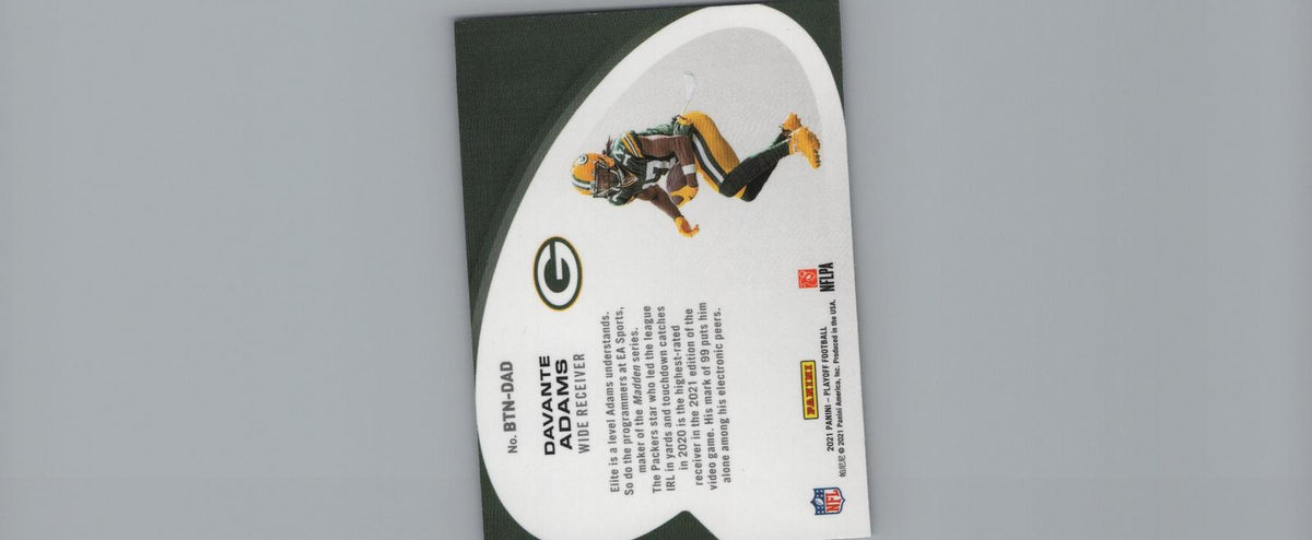 2021 Panini Playoff #BTN-DAD Davante Adams Behind the Numbers