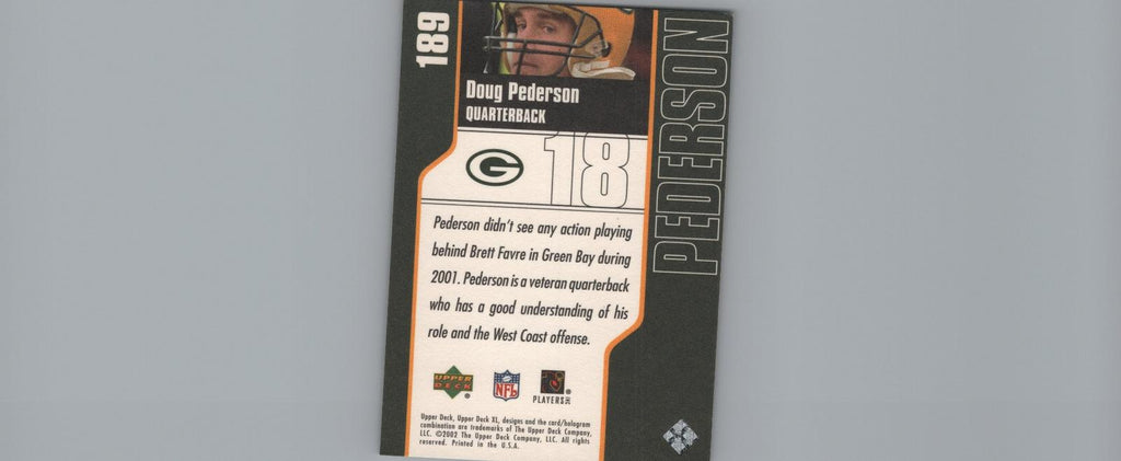 2002 Upper Deck XL #189 Doug Pederson