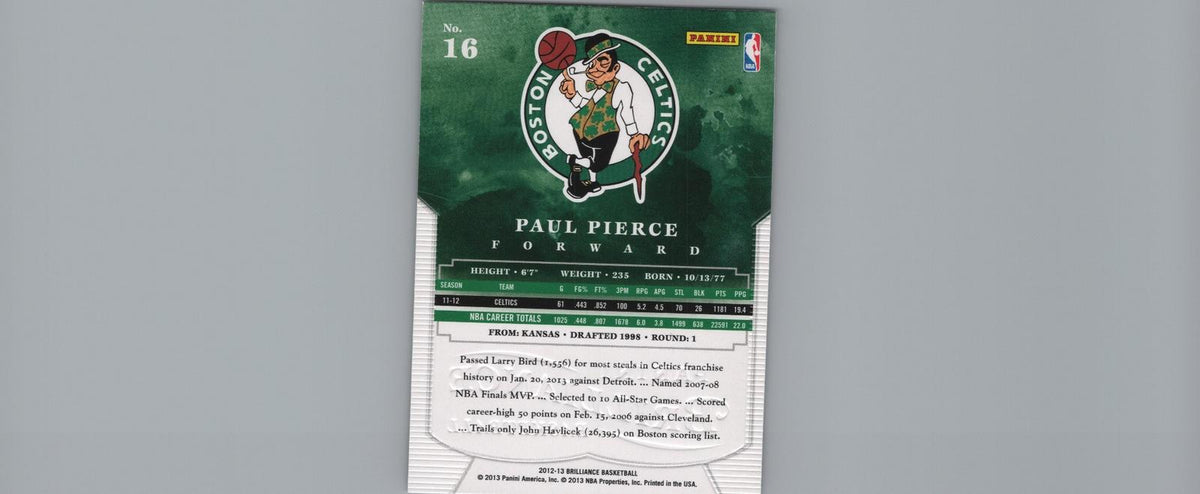 2012-13 Panini Brilliance #16 Paul Pierce