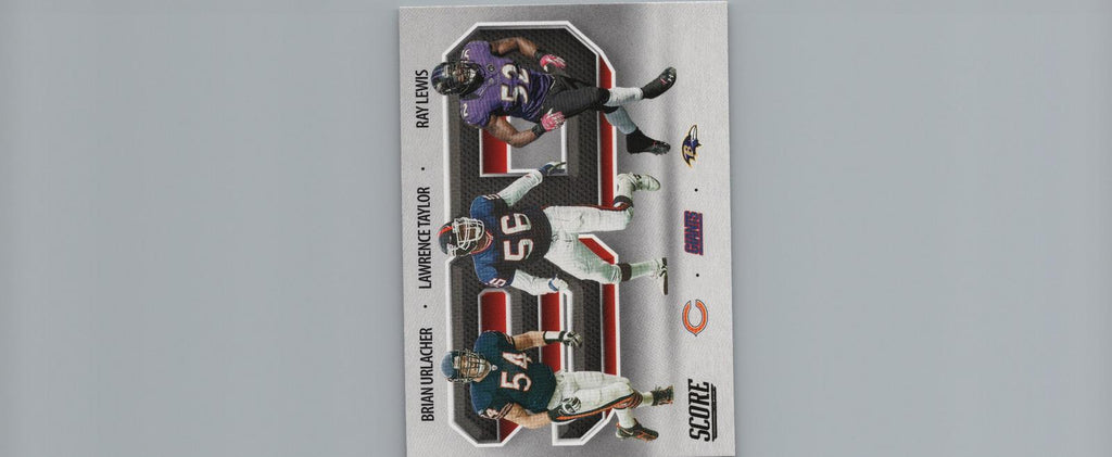 2021 Score #3D2 Brian Urlacher / Lawrence Taylor / Ray Lewis 3D