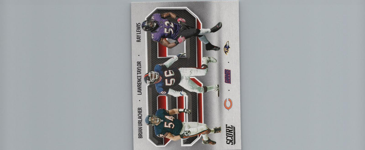 2021 Score #3D2 Brian Urlacher / Lawrence Taylor / Ray Lewis 3D