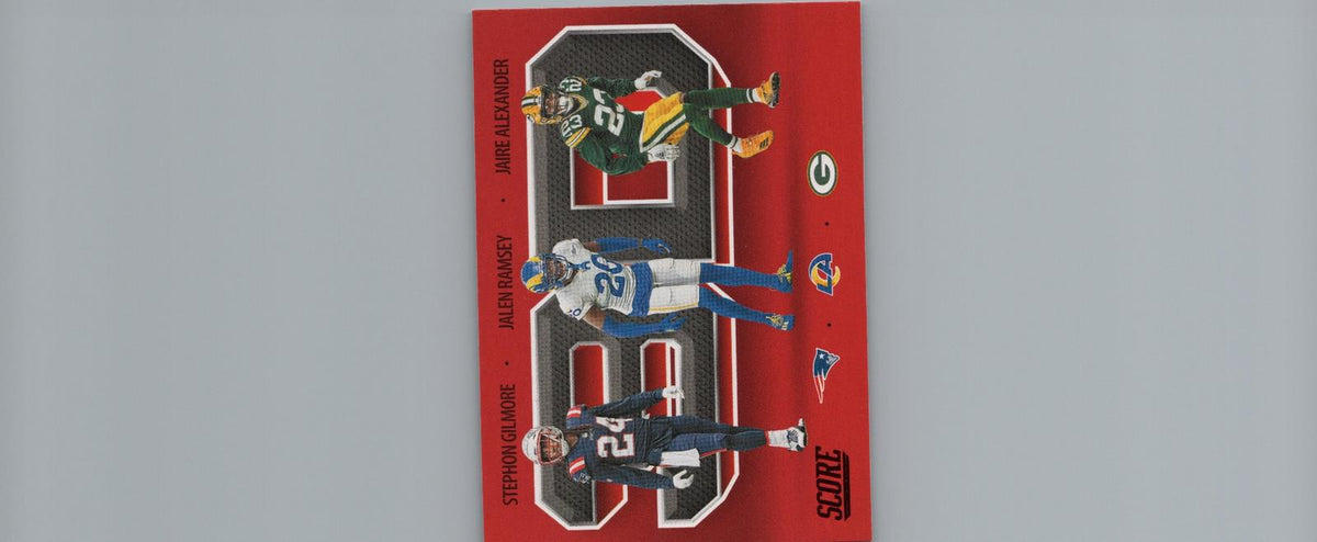 2021 Score #3D6 Jaire Alexander / Jalen Ramsey / Stephon Gilmore 3D Red