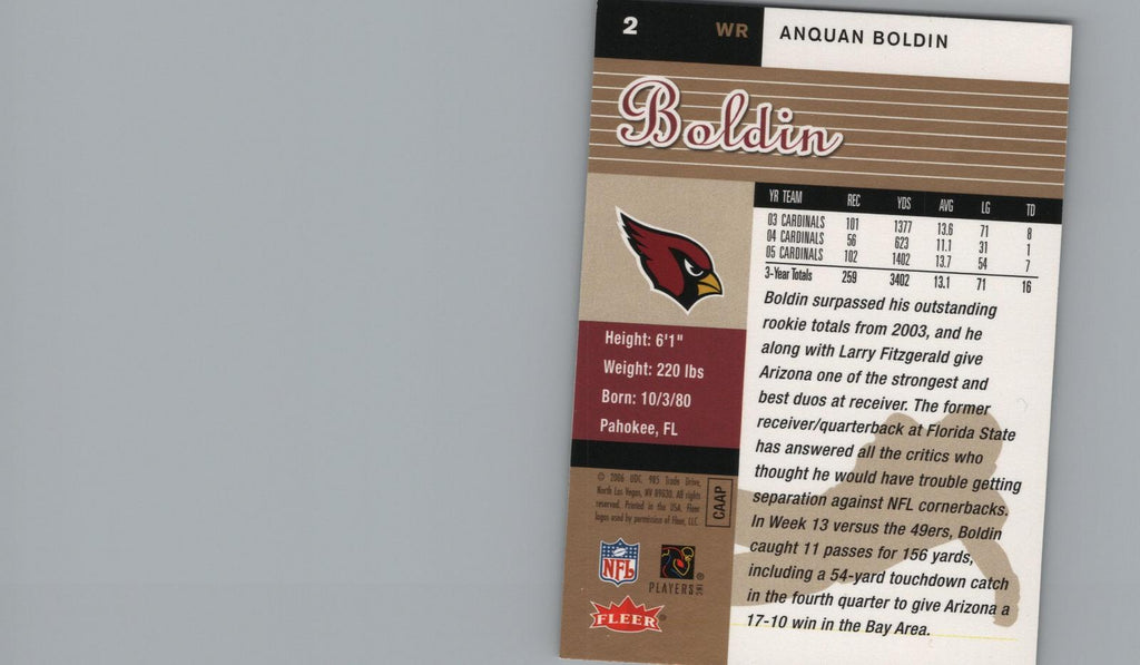 2006 Ultra #2 Anquan Boldin