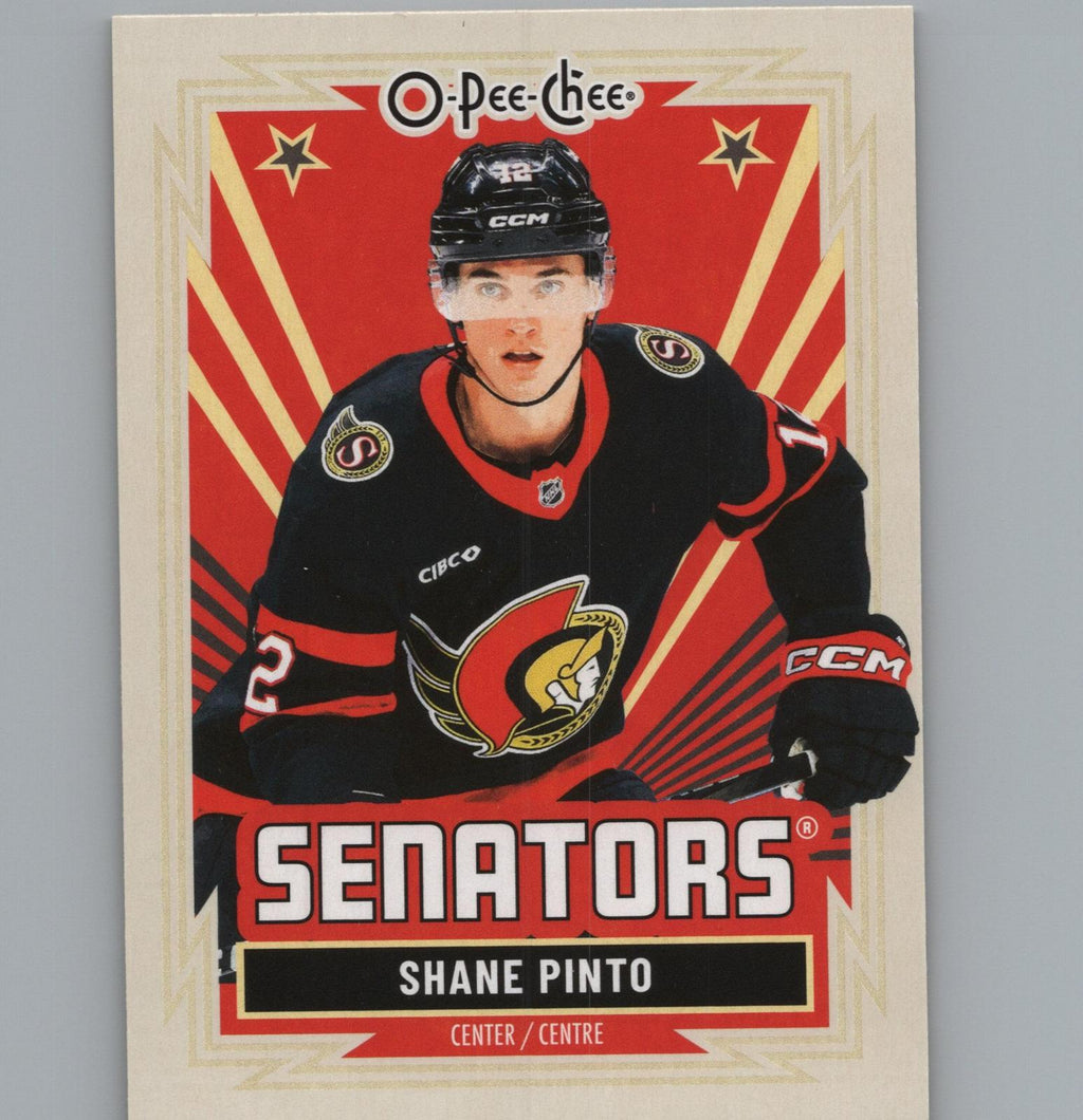 2025-26 O-Pee-Chee #NNO Shane Pinto Retro Blank Backs