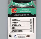 2021-22 Upper Deck MVP #115 Rasmus Andersson Ice Battles