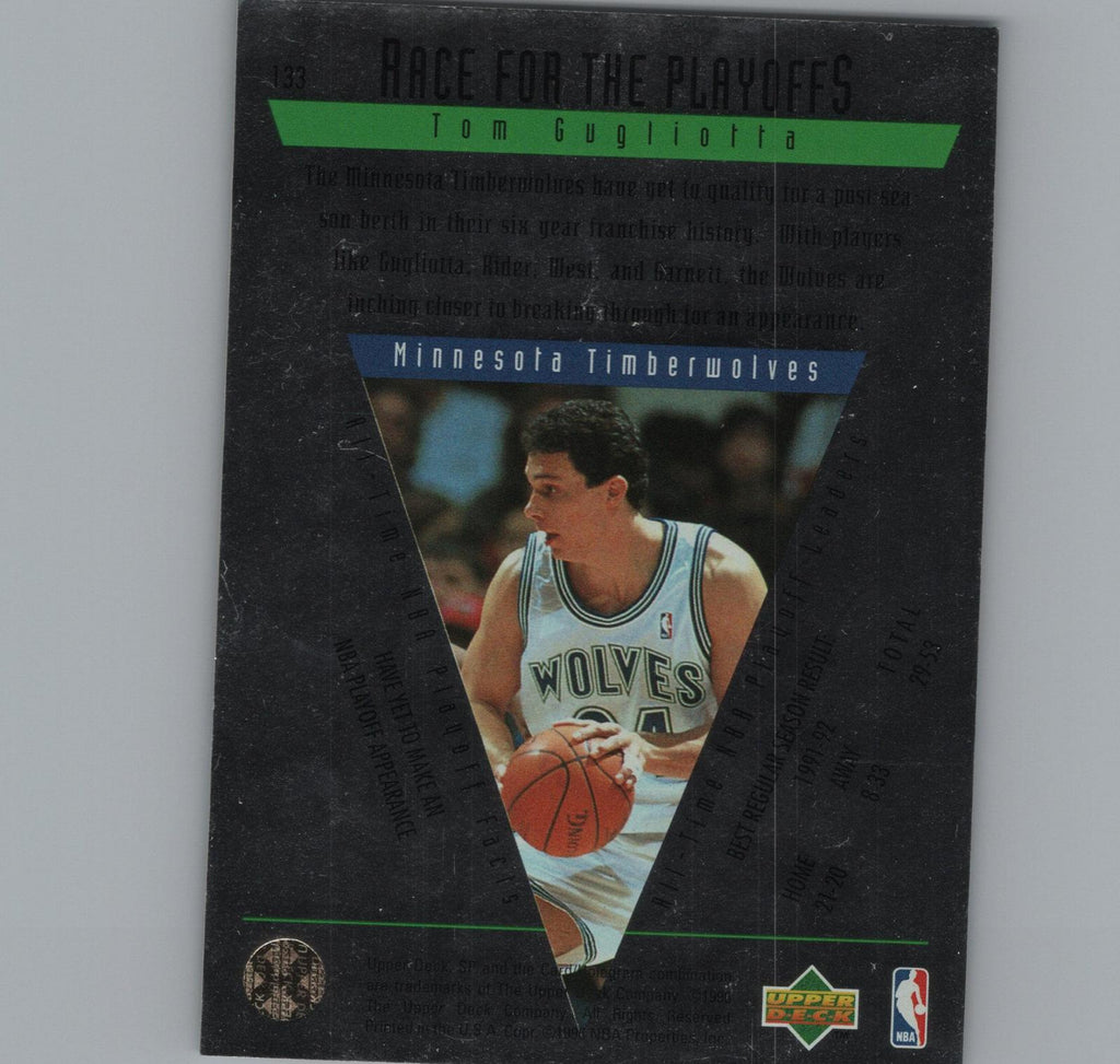 1995-96 SP Championship #133 Tom Gugliotta
