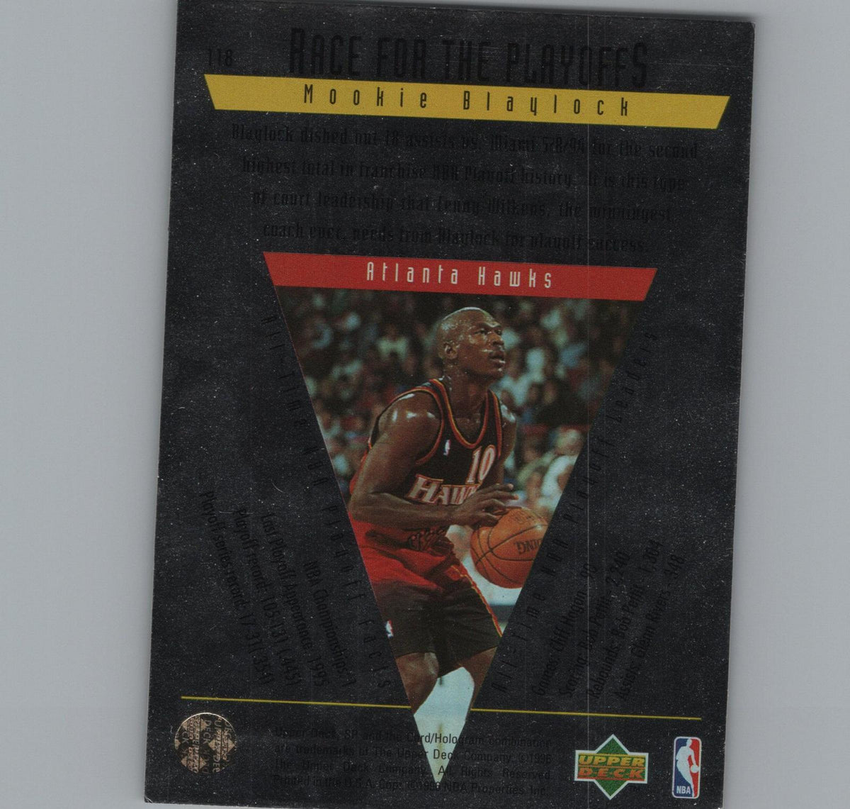1995-96 SP Championship #118 Mookie Blaylock