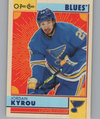 2022-23 O-Pee-Chee #NNO Jordan Kyrou Retro-Blank-Back