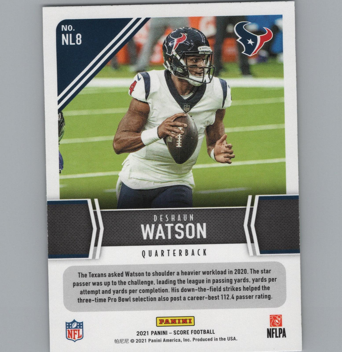 2021 Score #NL8 Deshaun Watson Next Level Stats
