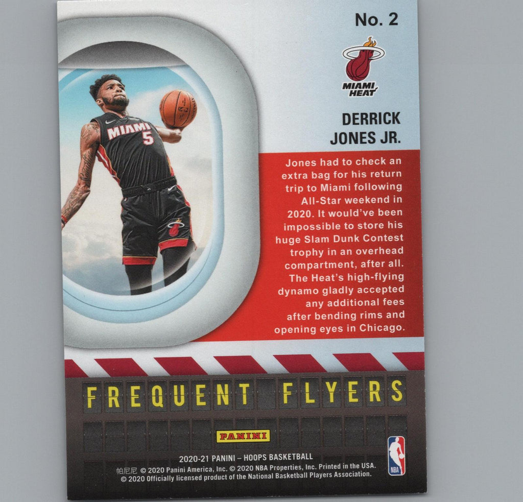 2020-21 Hoops #2 Derrick Jones Jr. Frequent Flyers