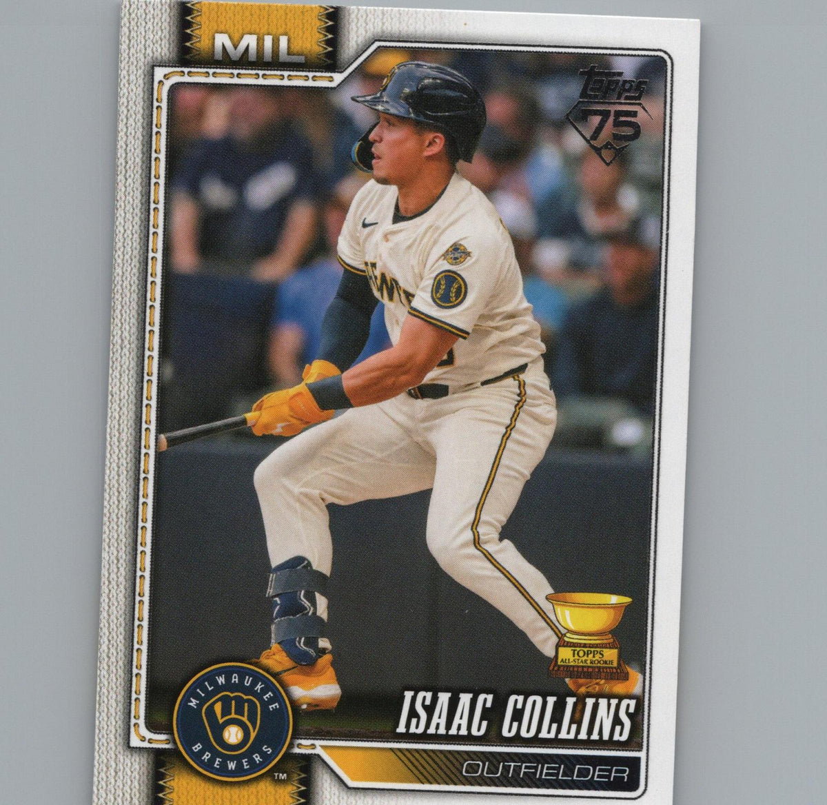 2026 Topps #202 Isaac Collins Rainbow Foil