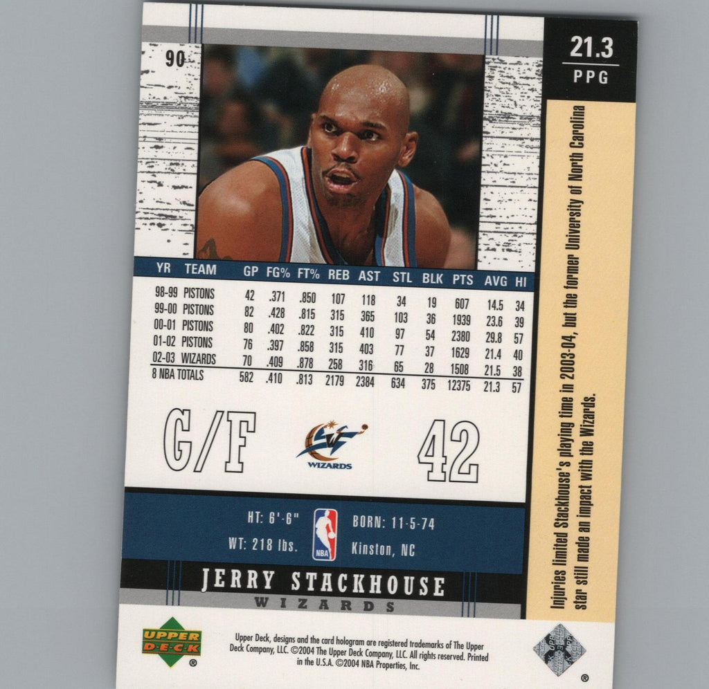 2003-04 Upper Deck Legends #90 Jerry Stackhouse