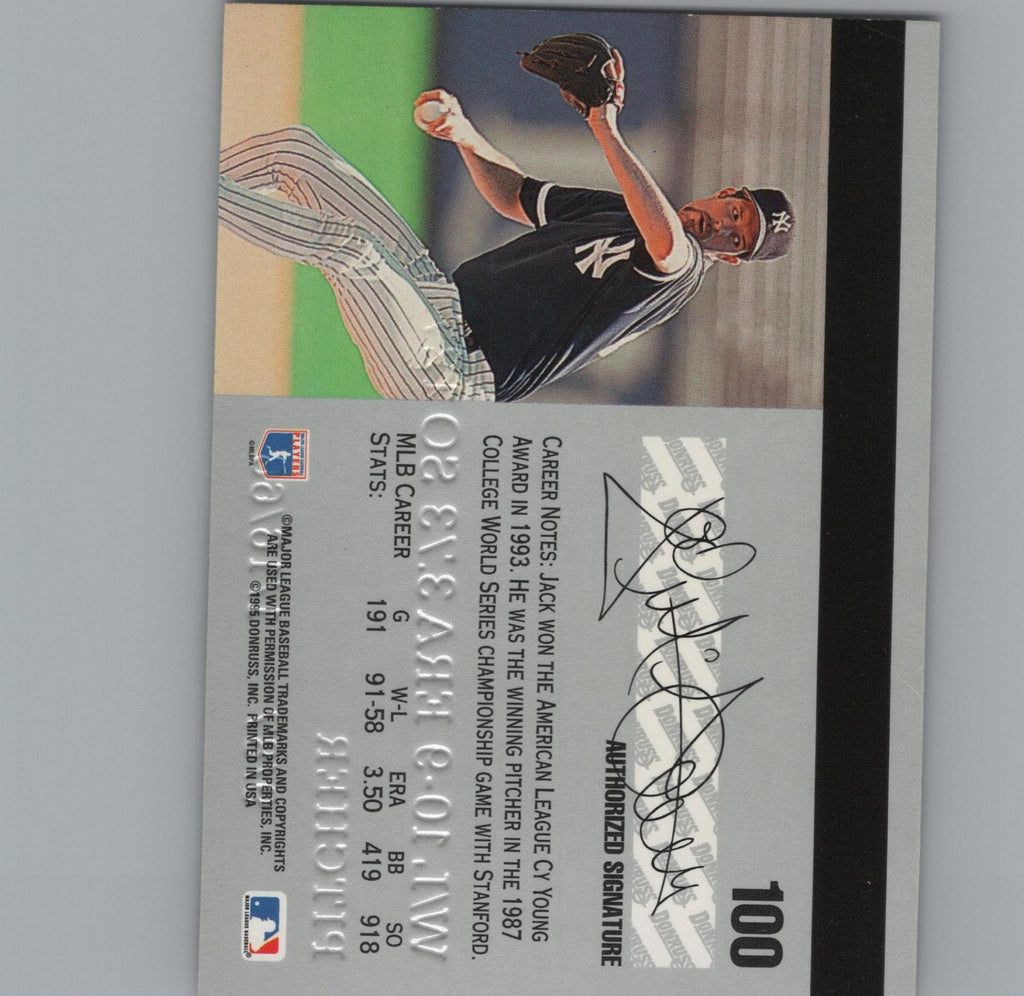 1995 Studio #100 Jack McDowell