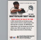 2004 Fleer Classic Clippings #7 PC Dontrelle Willis Press Clippings
