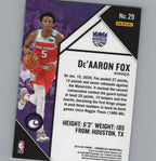 2019-20 Panini Chronicles #29 De'Aaron Fox
