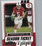 2021 Panini Contenders Draft Picks #60 Christian McCaffrey