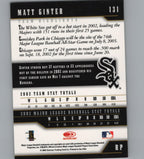2003 Donruss Team Heroes #131 Matt Ginter