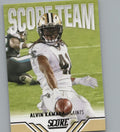 2021 Score #ST16 Alvin Kamara Score Team Gold