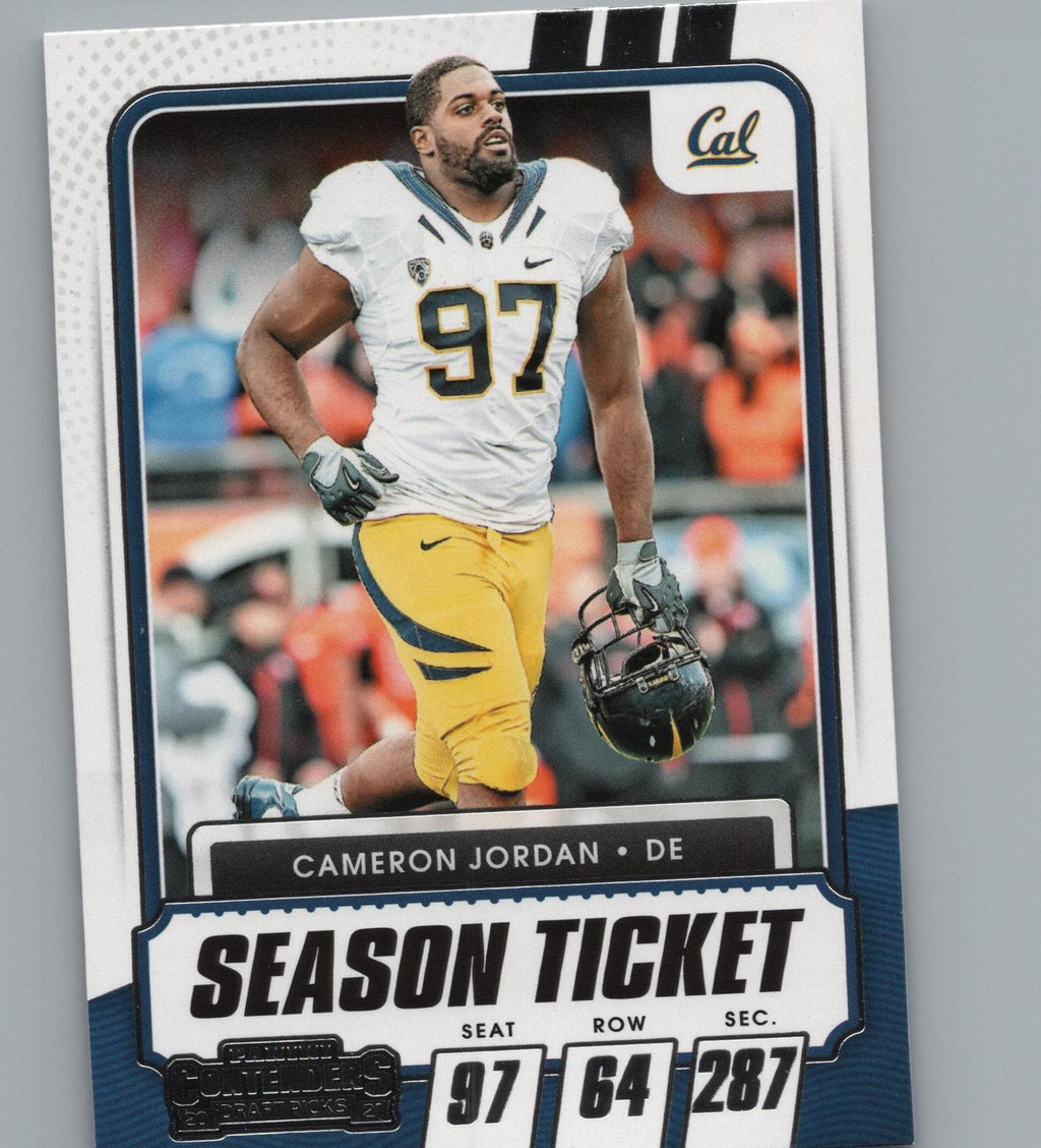 2021 Panini Contenders Draft Picks #86 Cameron Jordan