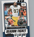 2021 Panini Contenders Draft Picks #86 Cameron Jordan