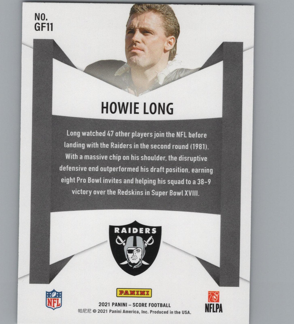 2021 Score #GF11 Howie Long Game Face