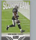 2021 Score #ST18 Josh Jacobs Score Team