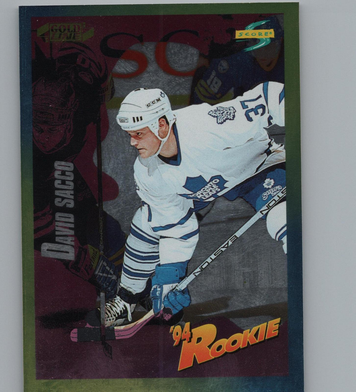 1994-95 Score #240 David Sacco Gold Line