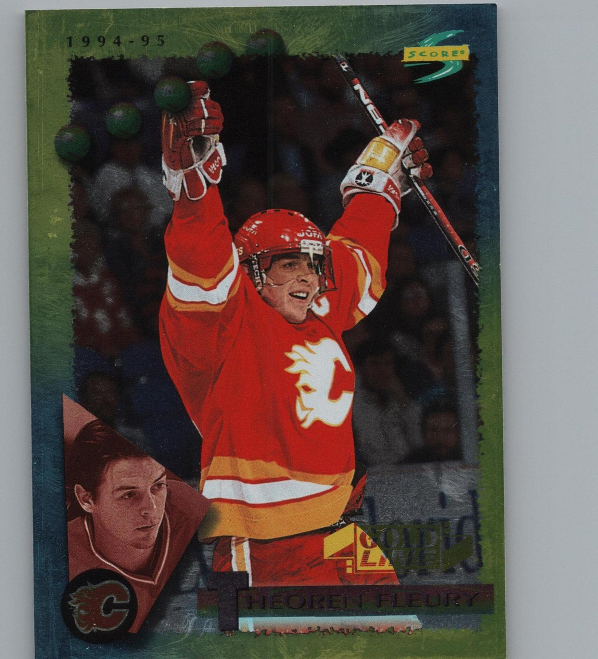 1994-95 Score #69 Theoren Fleury Gold Line