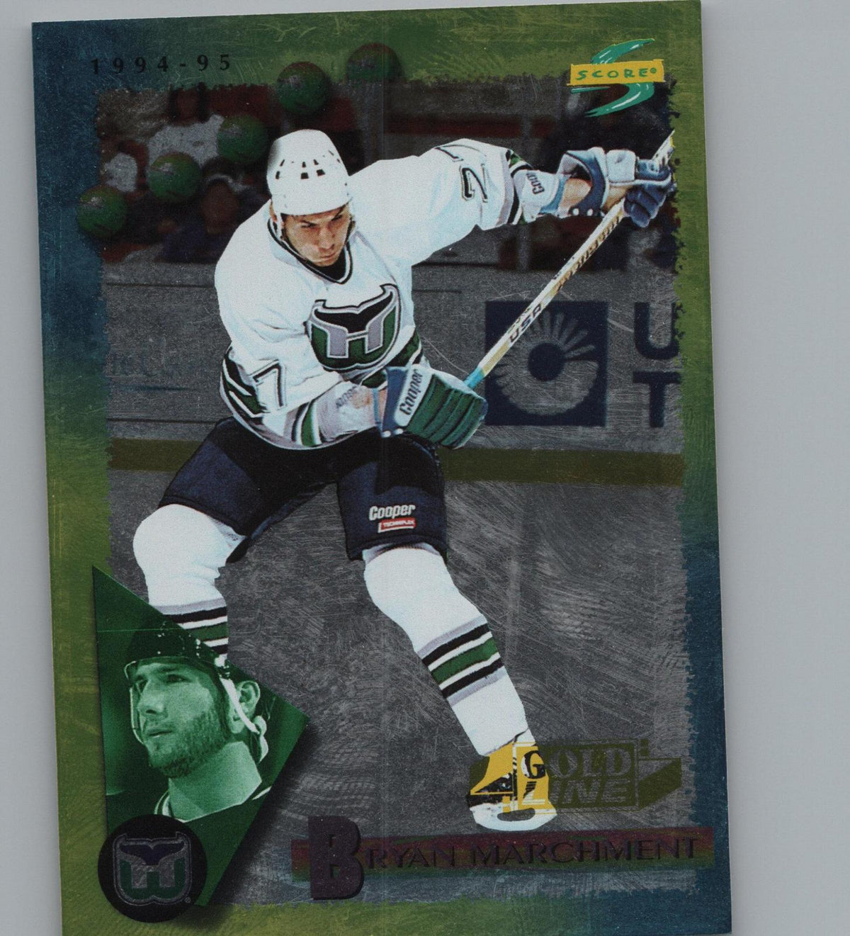 1994-95 Score #107 Bryan Marchment Gold Line