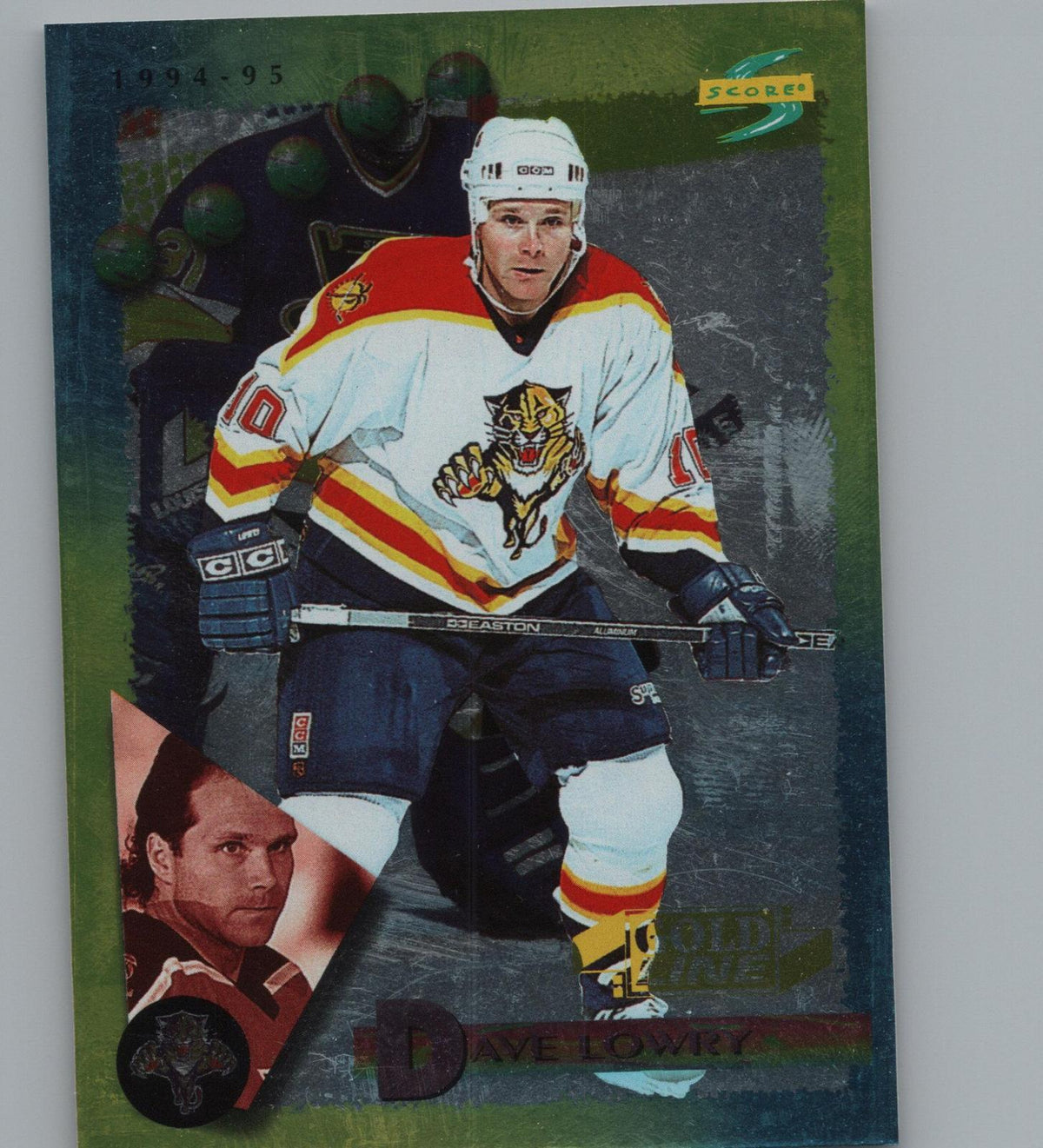 1994-95 Score #81 Dave Lowry Gold Line