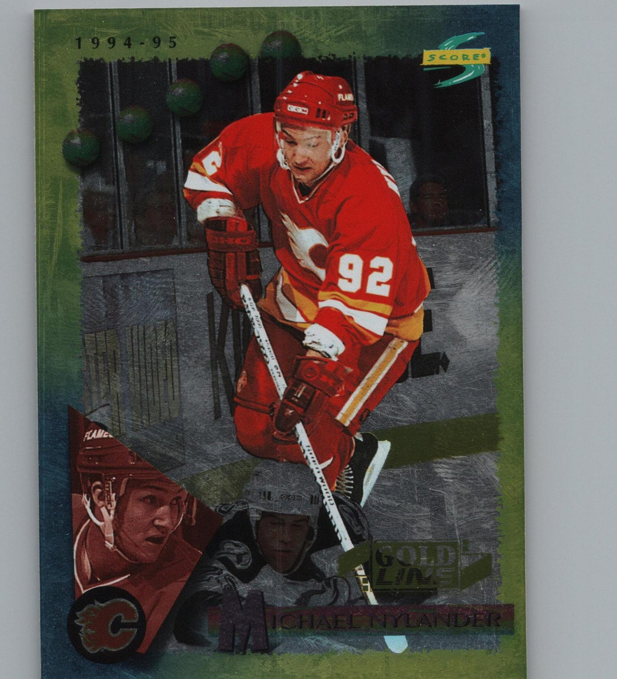 1994-95 Score #59 Michael Nylander Gold Line Punched