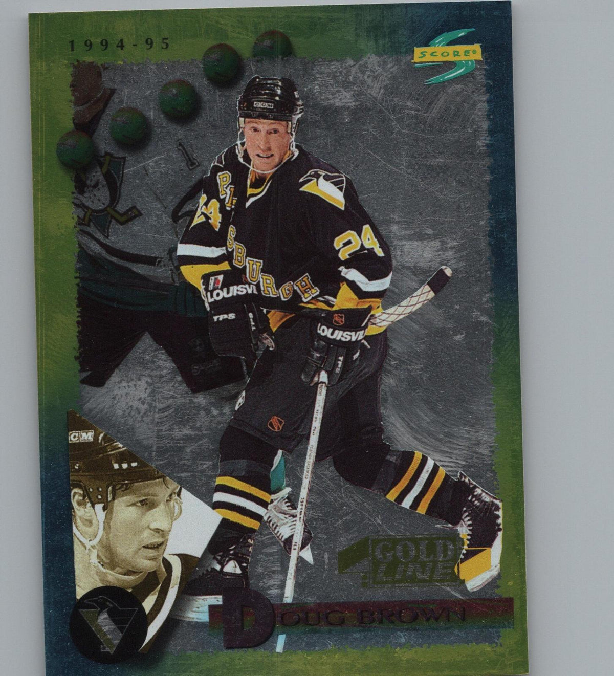1994-95 Score #15 Doug Brown Gold Line