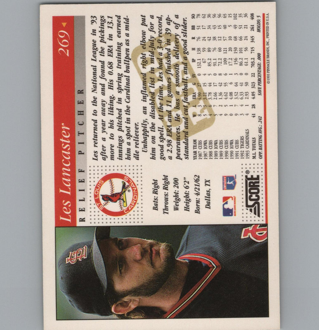 1994 Score #269 Les Lancaster Gold Rush