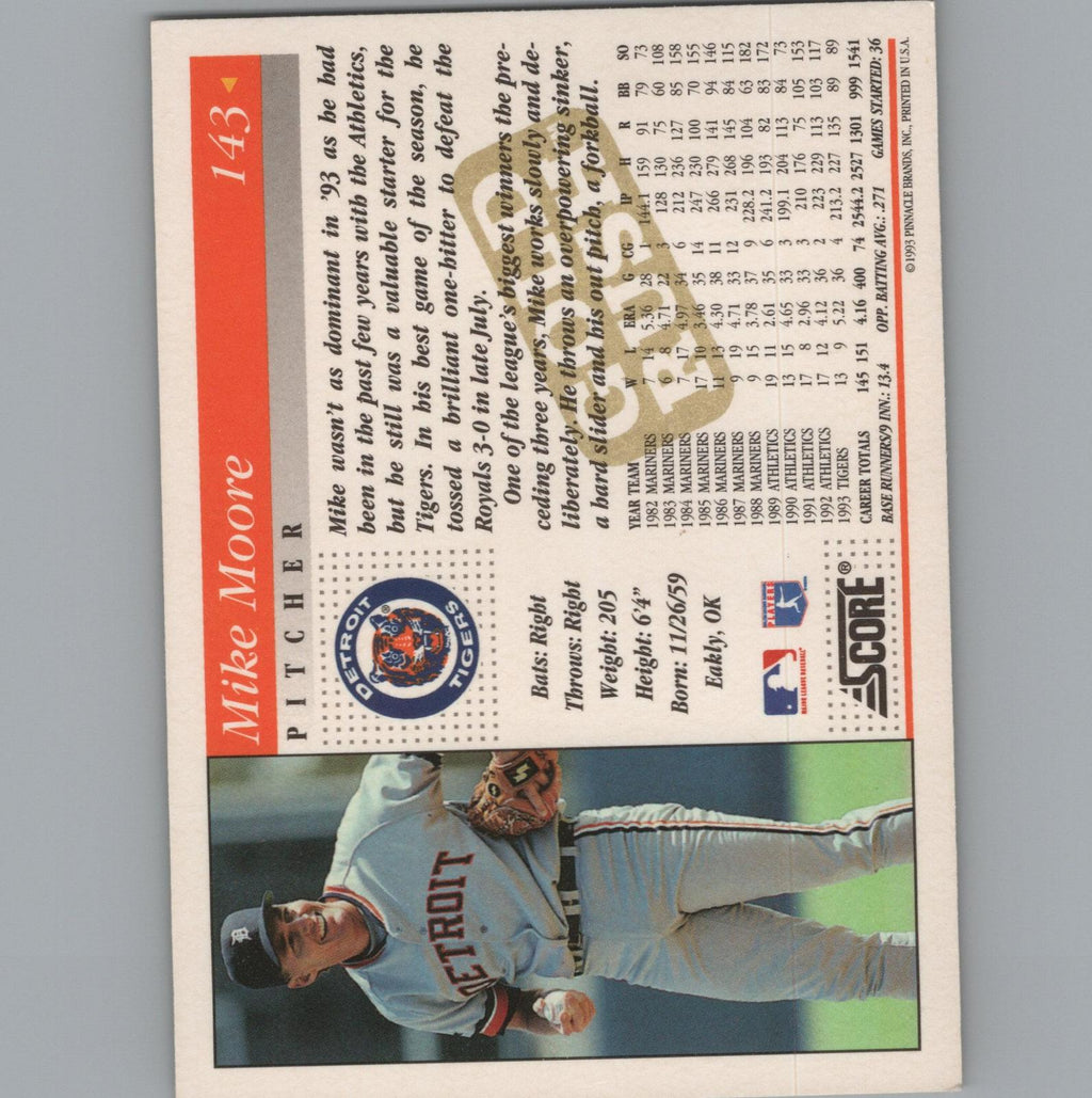1994 Score #143 Mike Moore Gold Rush
