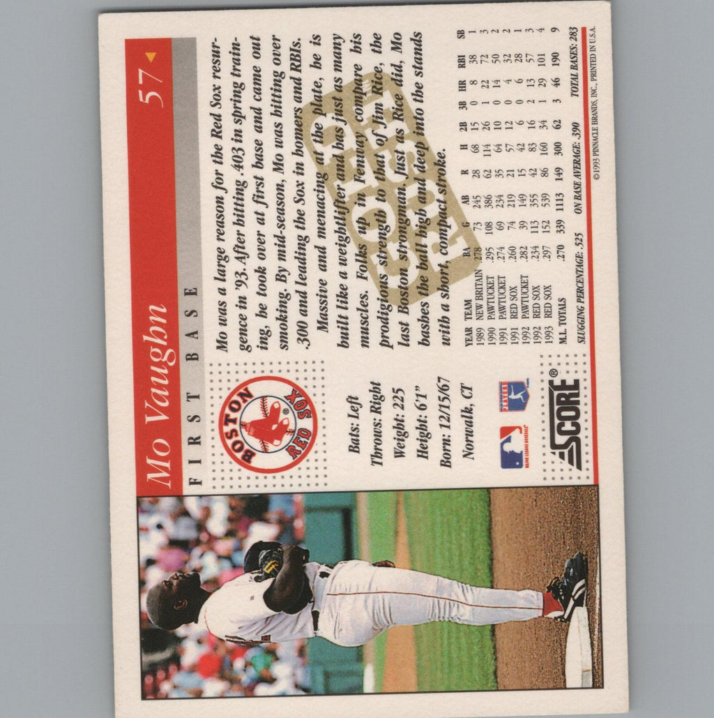 1994 Score #57 Mo Vaughn Gold Rush